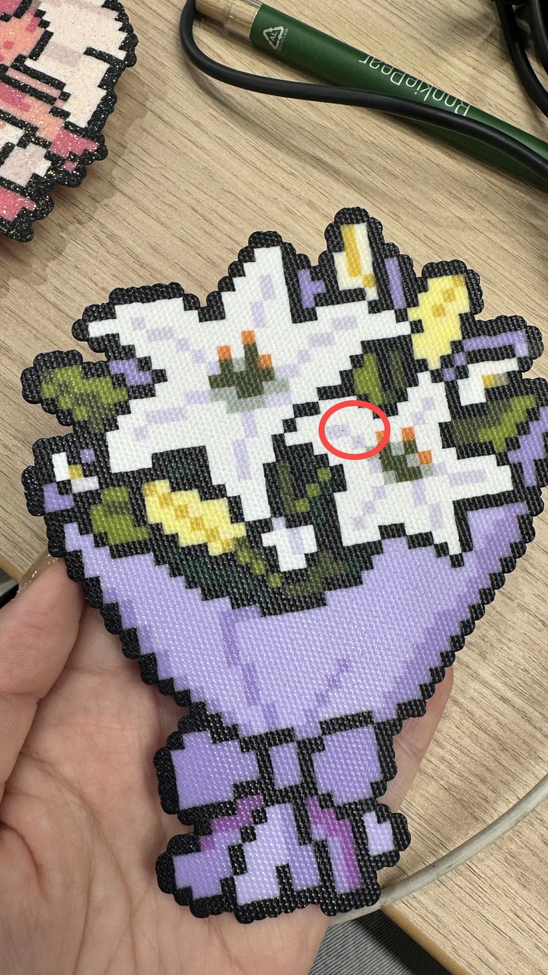 轻微小孔示意