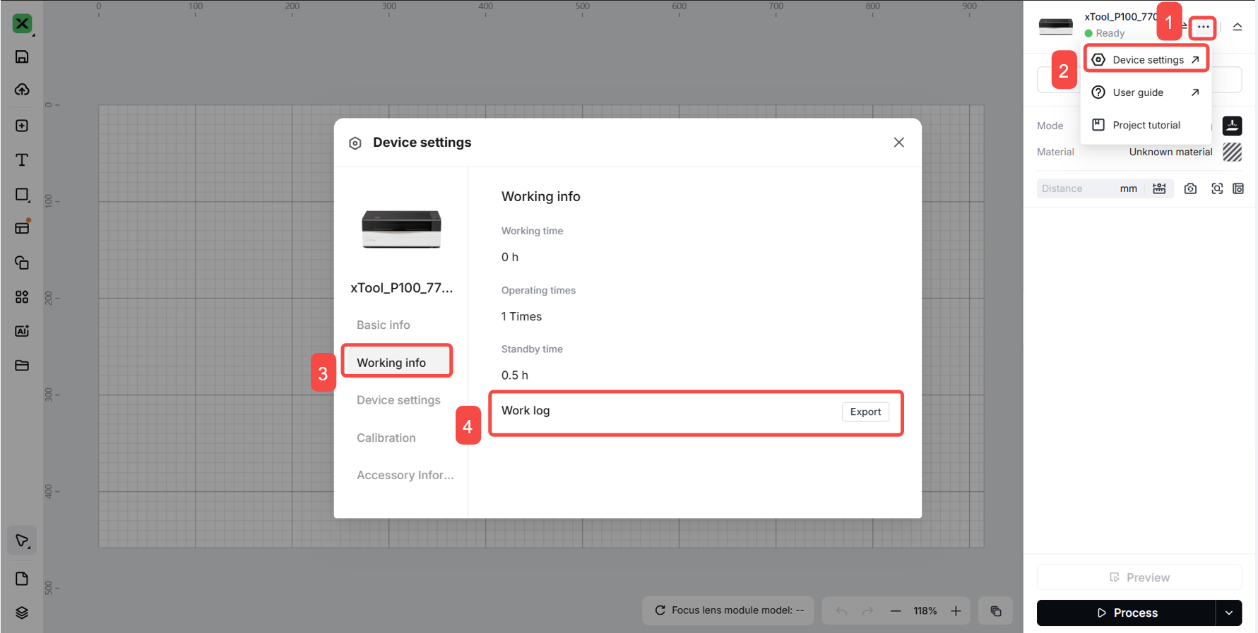 图1:xTool P3 设备示意图